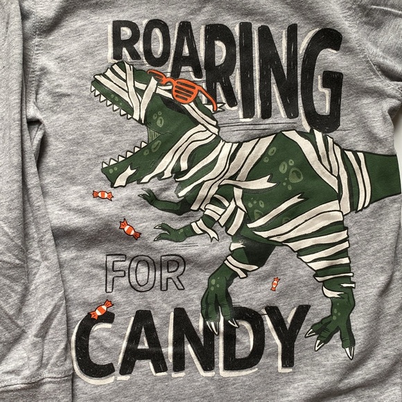 4T Long Sleeve Dinosaur Halloween Bundle - Picture 2 of 5
